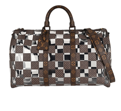 Chess Keepall Bandouliere 50, &pound;1,600, Handbags, Brown, Canvas/PVC, Front view